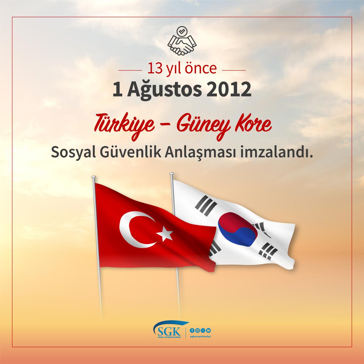 Türkiye-Güney Kore Sosyal Güvenlik Anlaşması 13 Yıldır Devam Ediyor