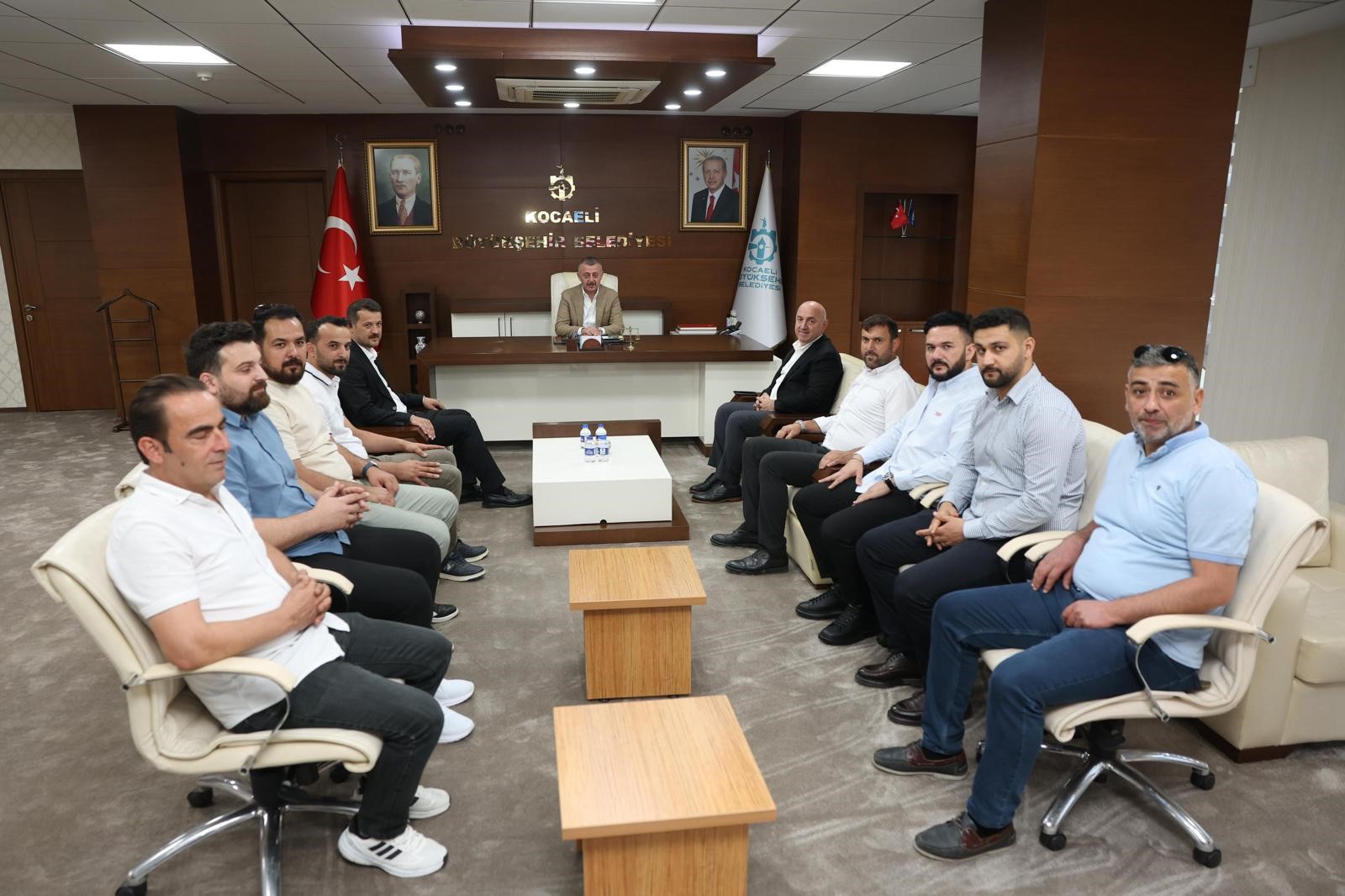 Şampiyon Darıca Türkeli’den Büyükakın’a ziyaret