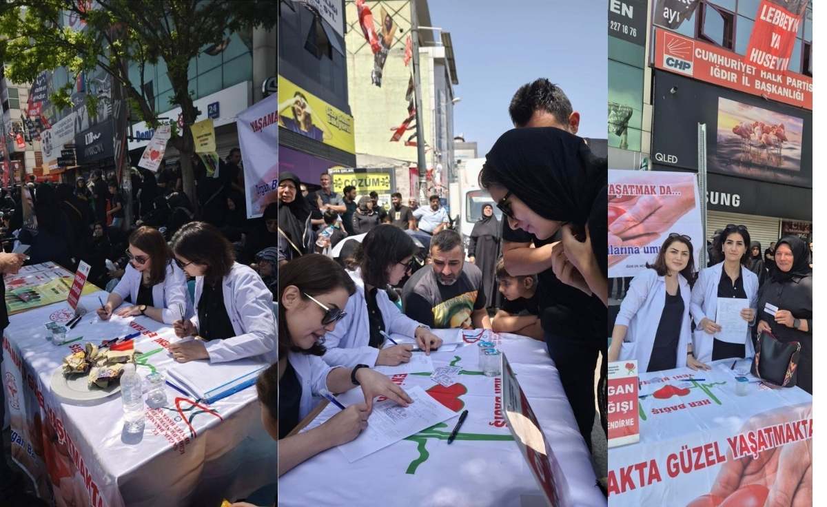 Iğdır’da Sağlık Çalışanlarından “Bir Cana Umut Ol” Kampanyası