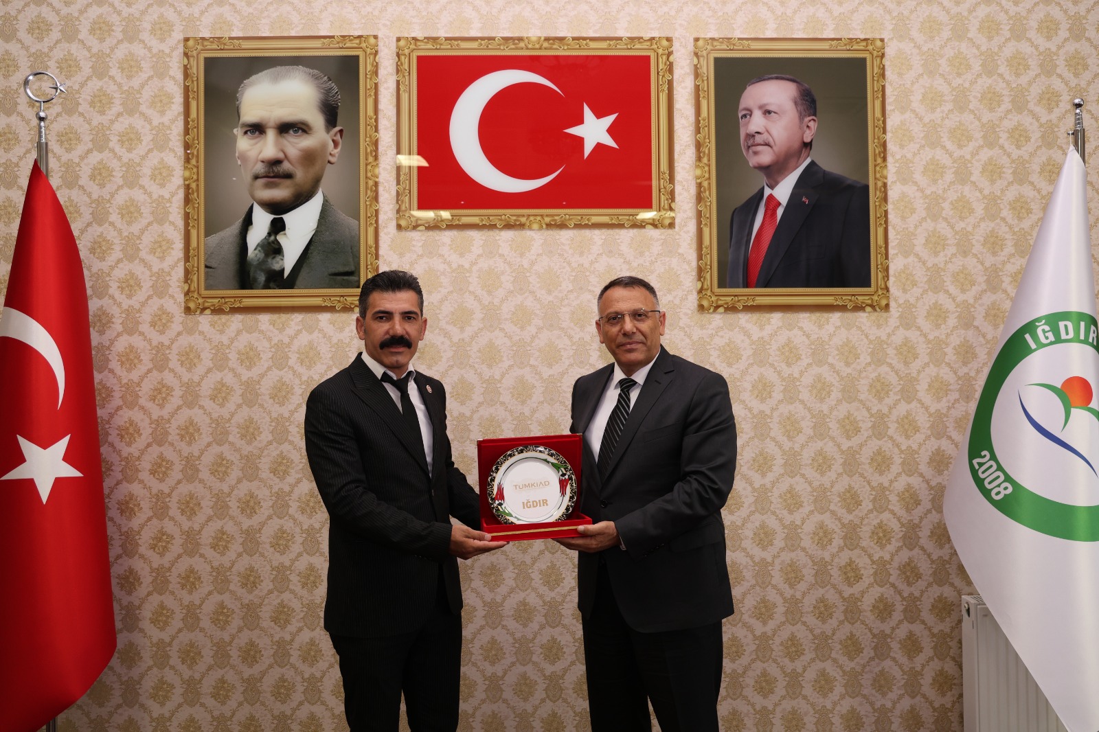 TÜMKİAD Iğdır İl Başkanı Taner Kırang’dan Rektör Gürel’e Ziyaret