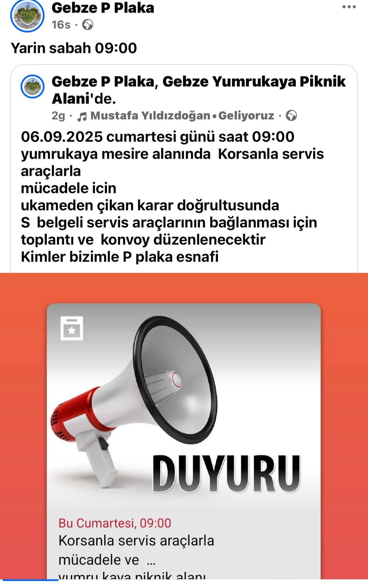 Gebze’de Sahte Hesaptan Korsan Çağrı: Servisçi Esnafına Provokasyon!