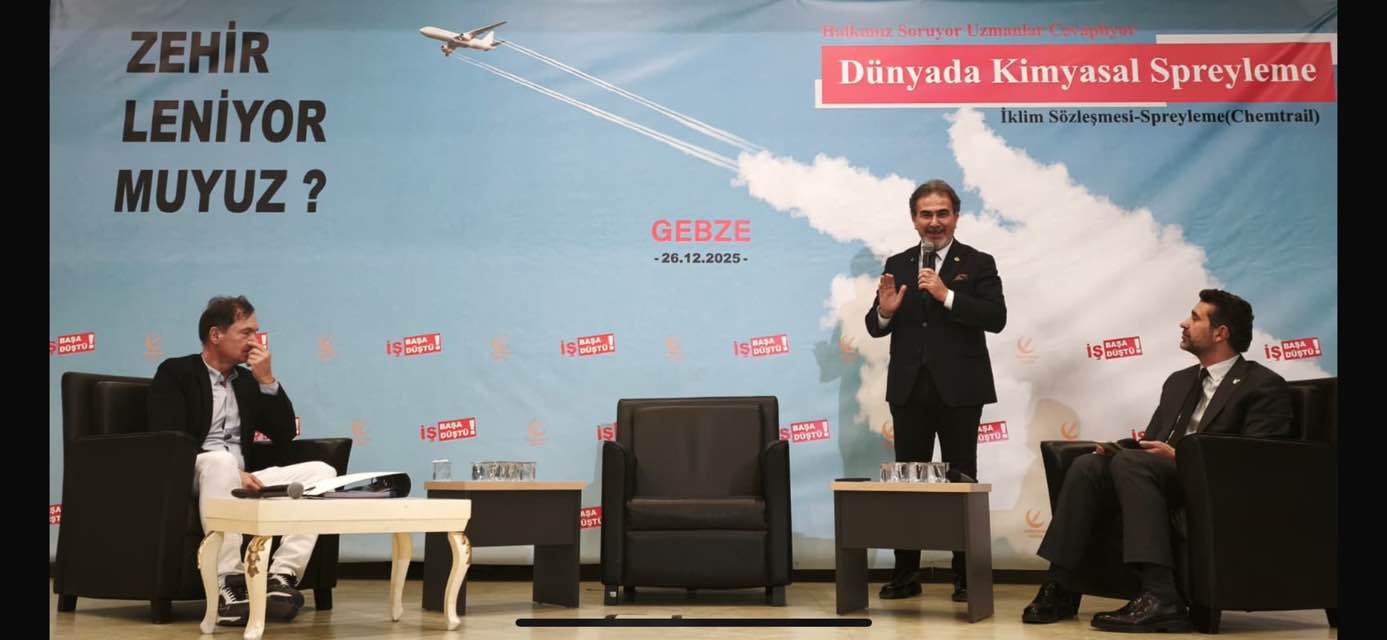 Gebze’de “Zehirleniyor Muyuz?” Sempozyumu: Kimyasal Spreyleme (Chemtrail) İddiaları ve Uçak Yoğunlaşma İzleri (Contrail) Tartışıldı
