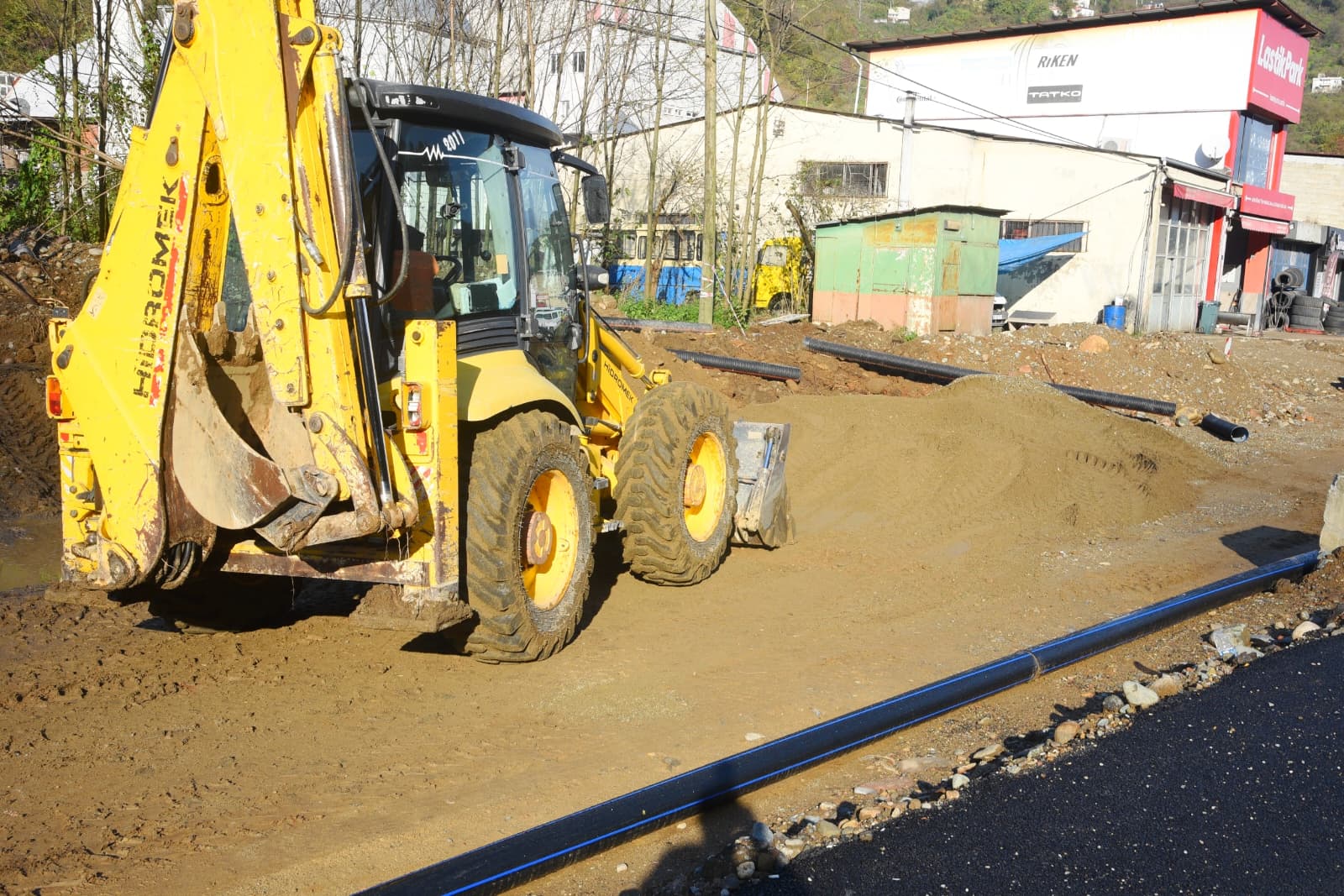 Teyyaredüzü Mahallesi’nde Altyapı Güçlendirme Çalışması