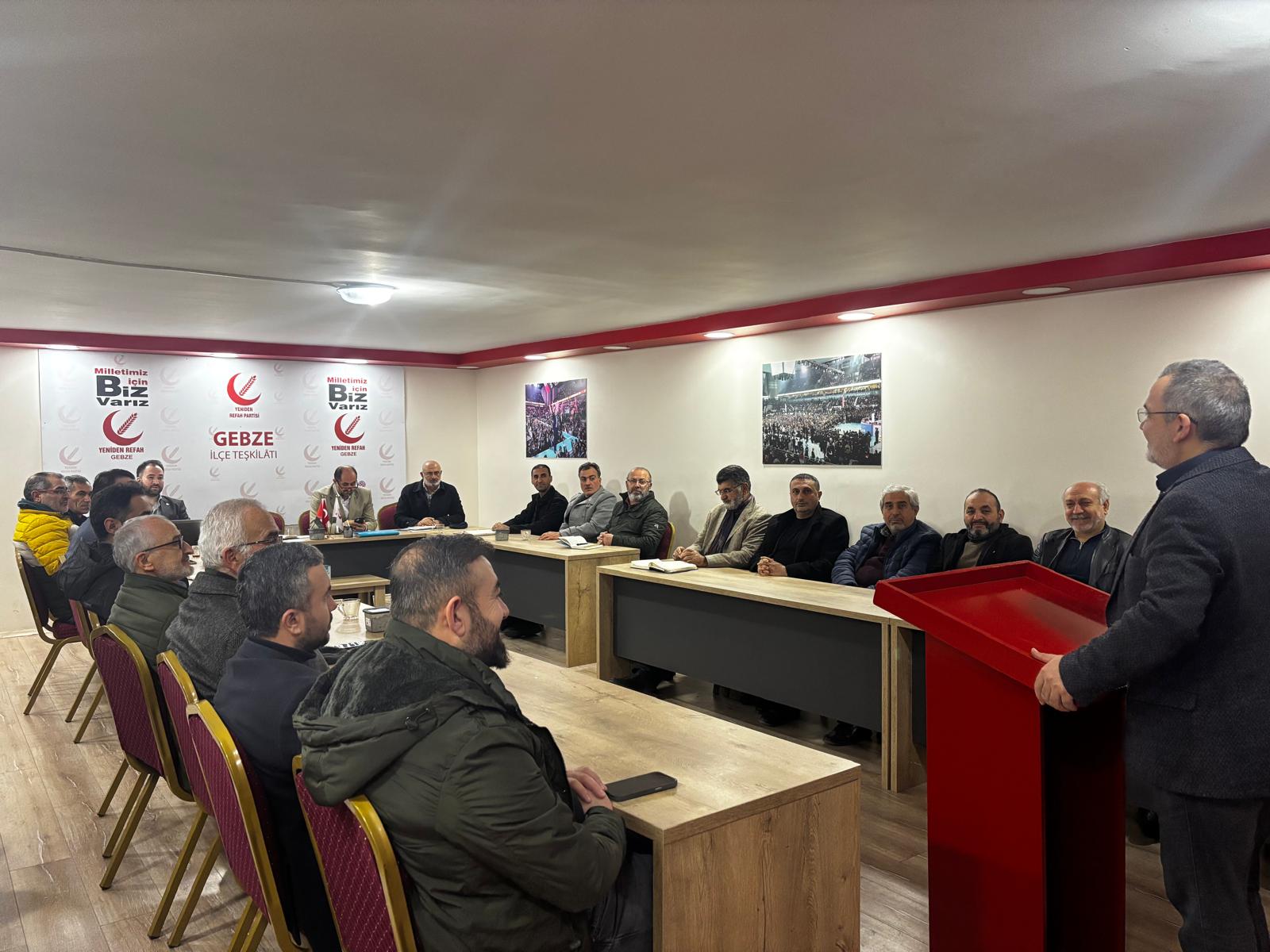 Yeniden Refah Partisi Gebze İlçe Teşkilatı Haftalık Yönetim Kurulu Toplantısını Gerçekleştirdi