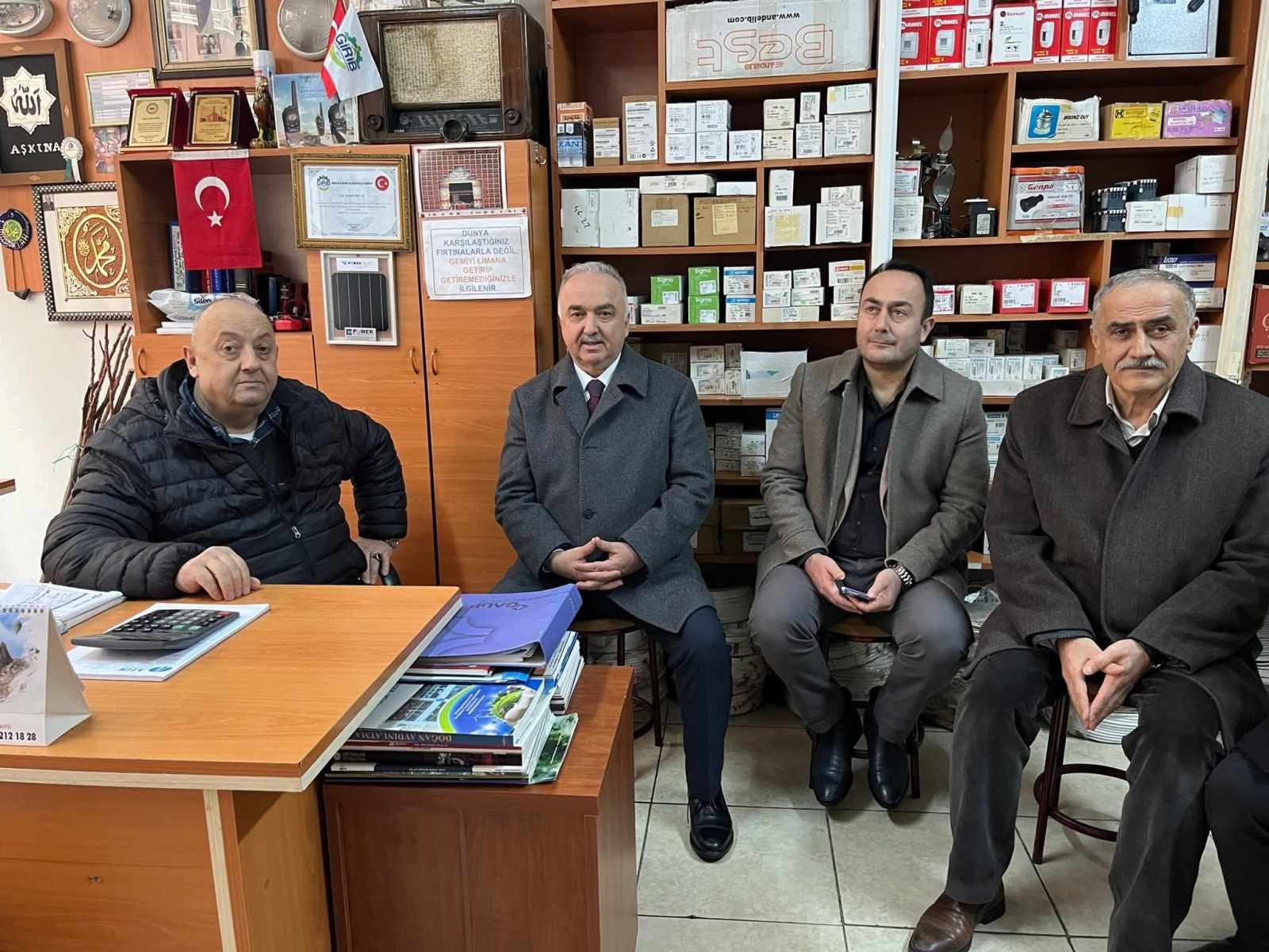 AK Parti Giresun Milletvekili Ali Temür’den GİRİB Giresun Şubesi’ne Ziyaret