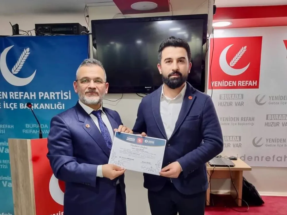 Gebze Gençlik Kolları Başkanı, Kocaeli İl Gençlik Kolları Başkanlığına Atandı!