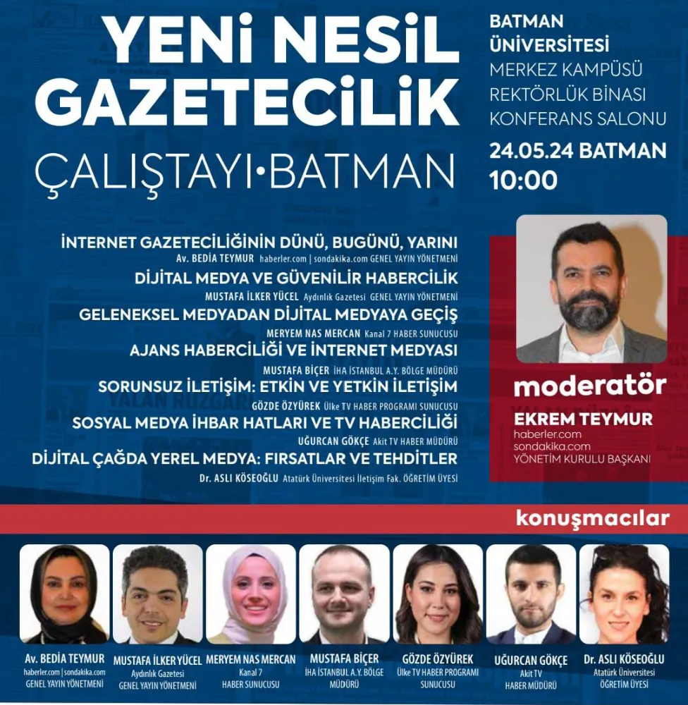 İNTERNET MEDYASININ KALBİ BATMAN’DA ATACAK