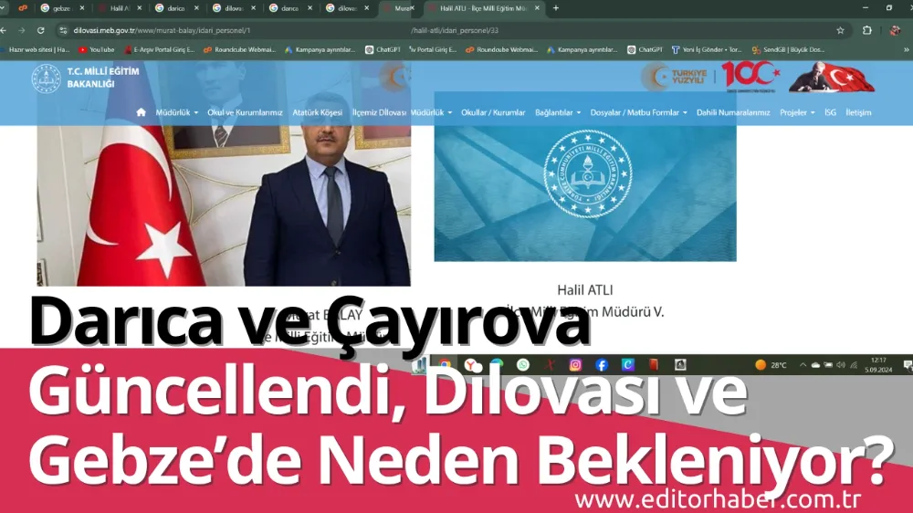 Darıca ve Çayırova Güncellendi, Dilovası ve Gebze’de Neden Bekleniyor?